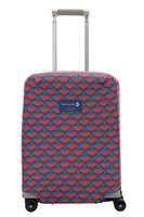 Small suitcase cover with a pattern
