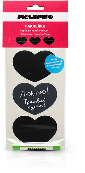 Melompo Heart-Shaped Stickers
