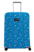 Medium suitcase cover with a pattern