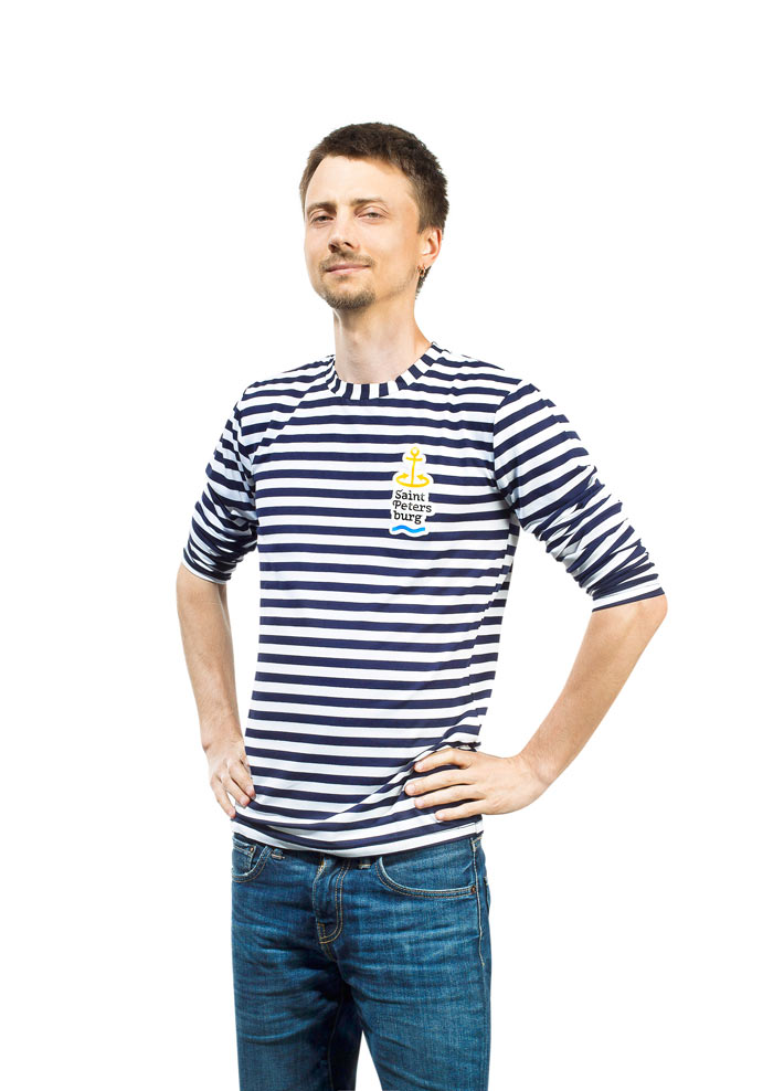Saint Petersburg Logo Striped Shirt copy