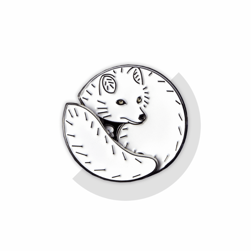 Arctic fox mechanical pin