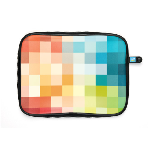 Pixels front part for bag