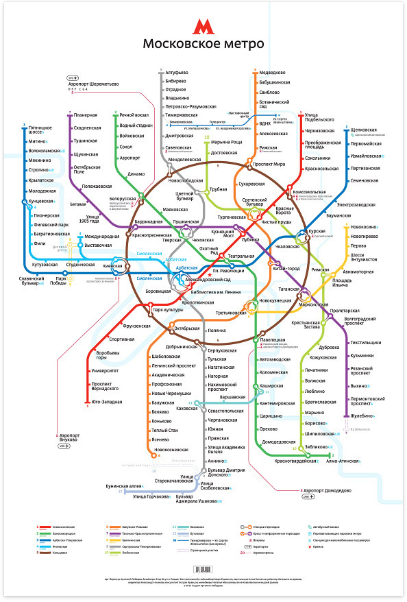 Moscow Metro map 2.0