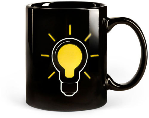 Lightbulb thermokruzhkus mug
