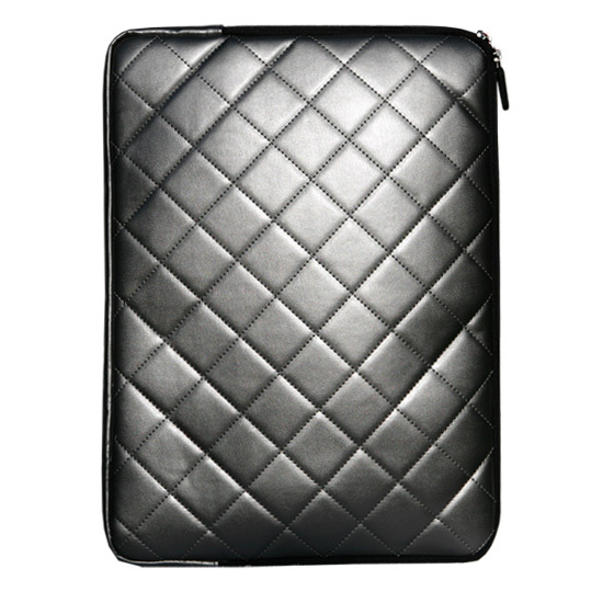 Silver laptop case