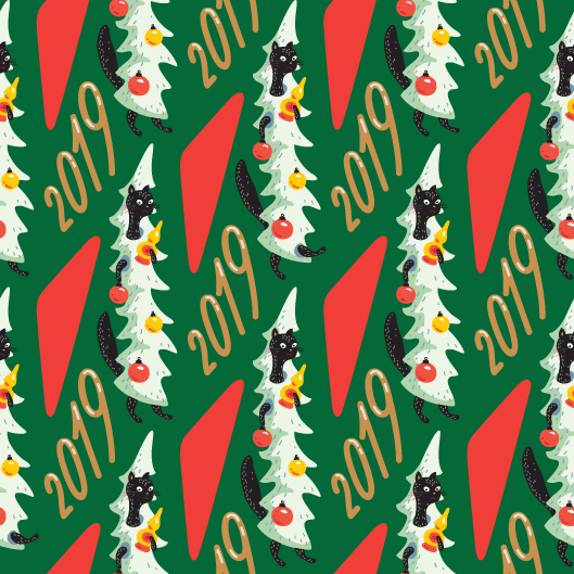 Kitty Christmas Trees