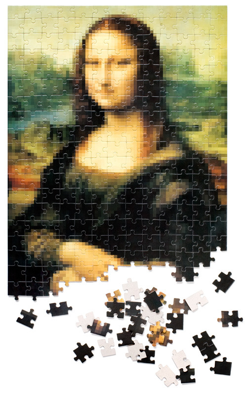 Mona Lisa Puzzlus Pixelus