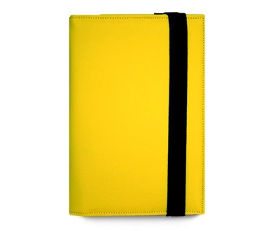 Yellow Bestseller book cover with black band