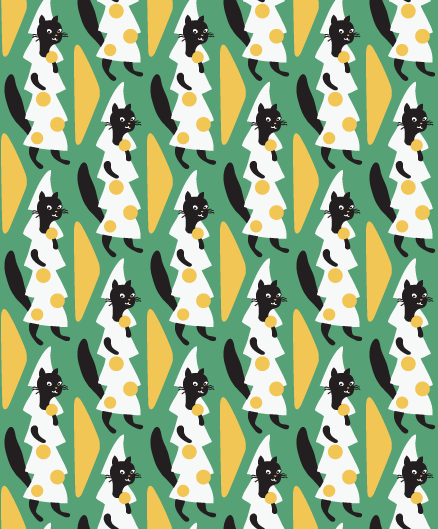 Kitty Christmas Trees