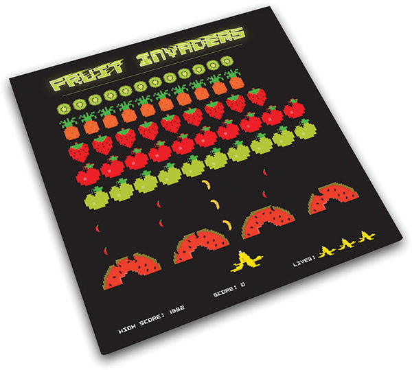 Fruit Invaders Cutting Board