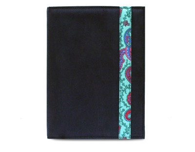 Dark blue Business cover with paisley band