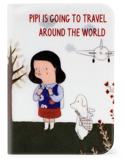 Around the World passport cover