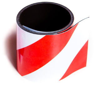 Red & White Magnet Tape